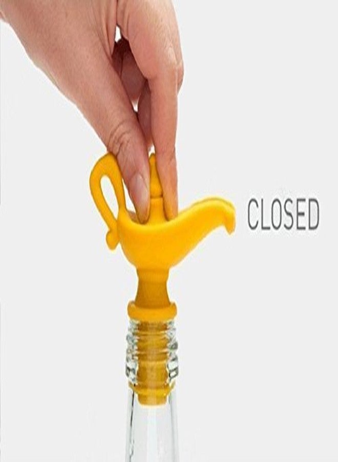 ShopAIS Silicon Bottle Pourer (Yellow) - Image 4